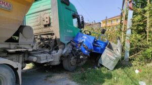 Ormanlı’da kamyon kazası..!