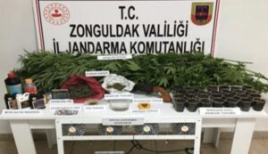 69 gram kubar esrar yakalandı..