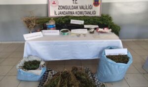 7.068 gr esrar yakalandı…