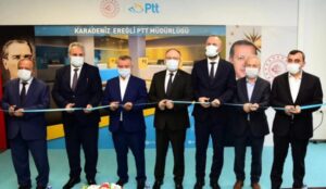 PTT binası hizmete açıldı