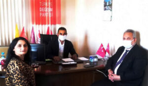 Kaymakam, TDP İlçe Başkanına iade-i ziyarette bulundu
