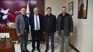 Çorlu Belediye Başkanı Sarıkurt, Başkan Posbıyık’ı ziyaret etti