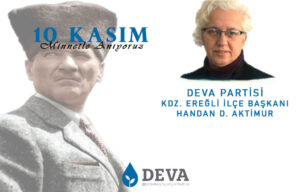 Handan Aktimur’un 10 Kasım mesajı