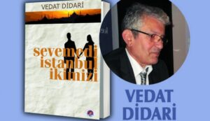 Vedat Didari ilk kitabını imzalıyor