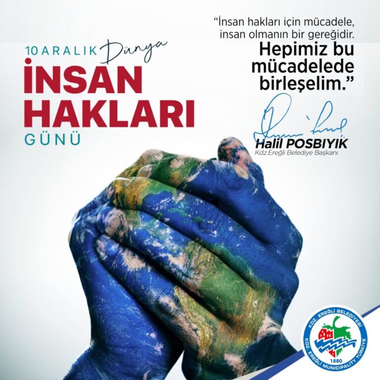 Başkan Posbıyık’ın Dünya İnsan Hakları günü mesajı