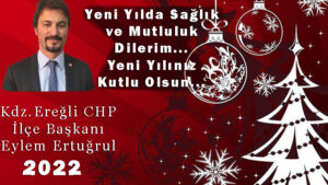 Eylem Ertuğrul’un yeni yıl mesajı