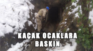 Zonguldak’ta 4 kaçak maden imha edildi