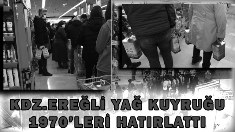 Kdz.Ereğli’de yağ kuyruğu 1970’leri hatırlattı