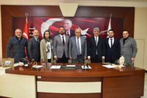 Kızılay yönetimi Başkan Posbıyık’ı ziyaret etti