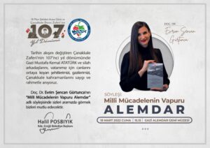 Kdz.Ereğli Belediyesinden Milli Mücadelenin Vapuru Alemdar söyleşisine davet