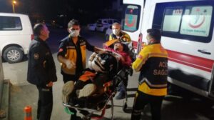 Kdz.Ereğli’de emniyetin önünde kendine zarar vermek istedi