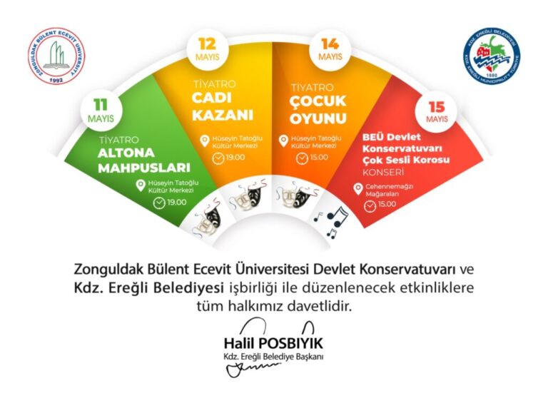 Kdz.Ereğli Belediyesi ve ZBEÜ’den halka açık Devlet Konservaturarı