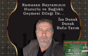 İsa Dunuk Ramazan Bayramı kutlaması