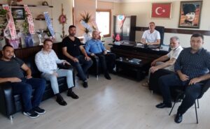 Başkan Keleş’ten Su Ürünleri Koperatifine iade-i ziyaret