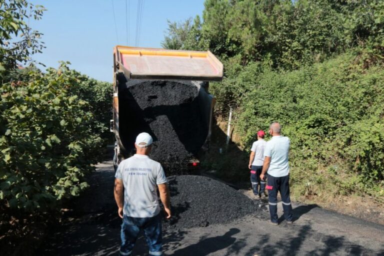 Kdz. Ereğli’nin mahalleleri asfaltlanıyor