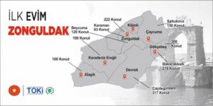 TOKİ’den, Kdz. Ereğli ve Alaplı’ya 100’er konut ilave edildi