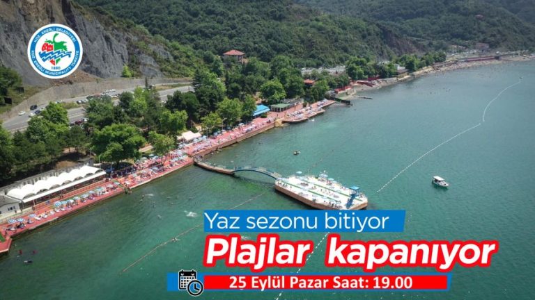 Belediye plajları sezonu kapatıyor