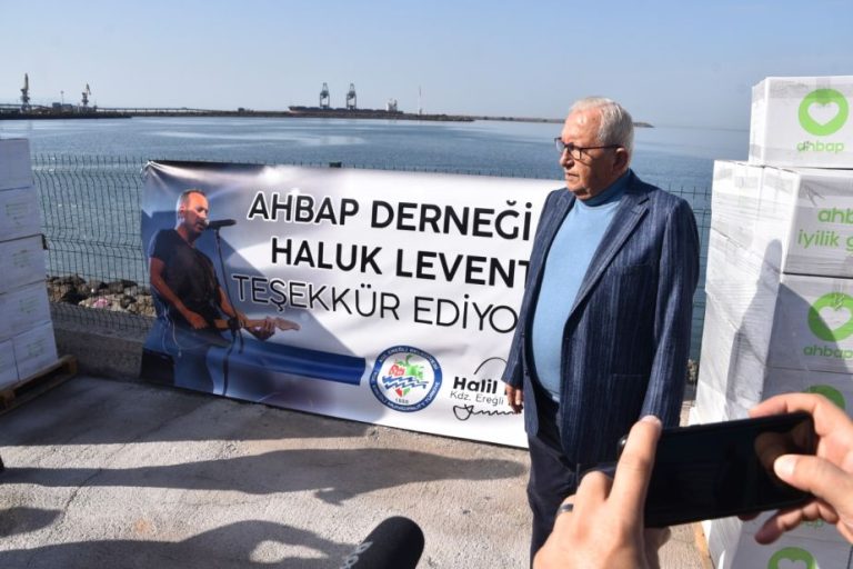 Ahbap Derneği’nden Kdz. Ereğli’ye 2 tır kolisi gıda yardımı