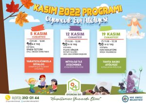 Oyuncak Evi Kasım ayı programı açıklandı