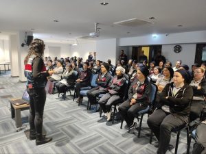 180 kadın, KADES uygulaması için bilinçlendirildi