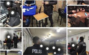 Zonguldak genelinde kıraathanelere denetim