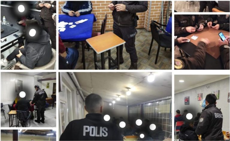 Zonguldak genelinde kıraathanelere denetim