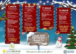 Oyuncak Evi Aralık ayı programı açıklandı