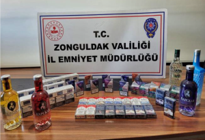 Antalya’dan kaçak sigara alkol getiren şahıs Kdz. Ereğli’de yakalandı
