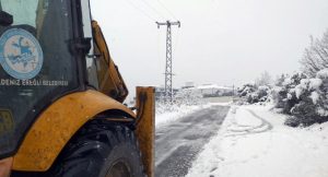 Kdz. Ereğli Belediyesi karla mücadeleye devam ediyor