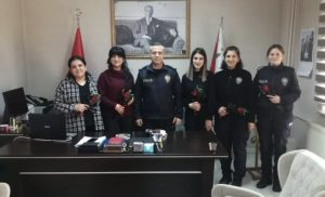 Alaplı İlçe Emniyet Müdürü Çelik’ten kadınlar günü kutlaması