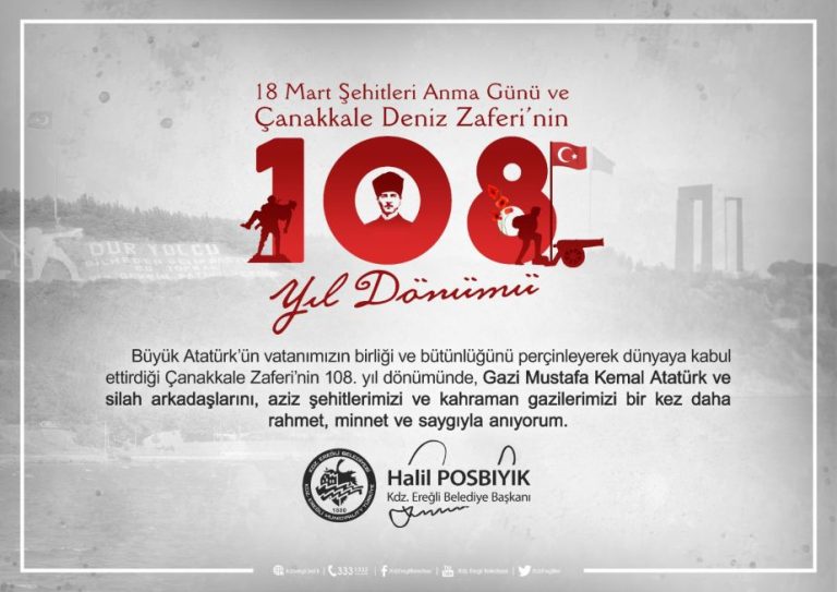 Başkan Posbıyık’tan 18 Mart Çanakkale Zaferi mesajı