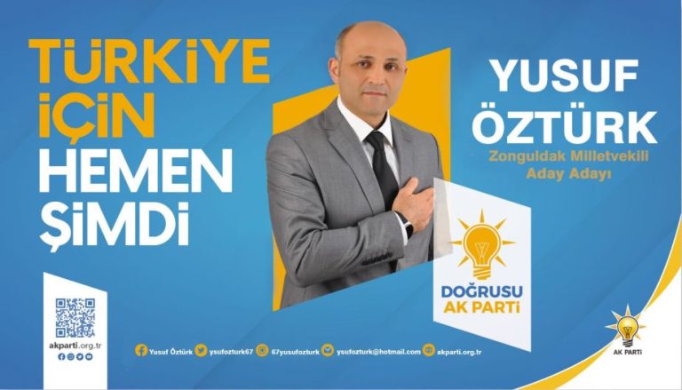 Milli sporcu ve Öğretmen Yusuf Öztürk Ak Parti’den Zonguldak milletvekili aday adaylığına başvurdu