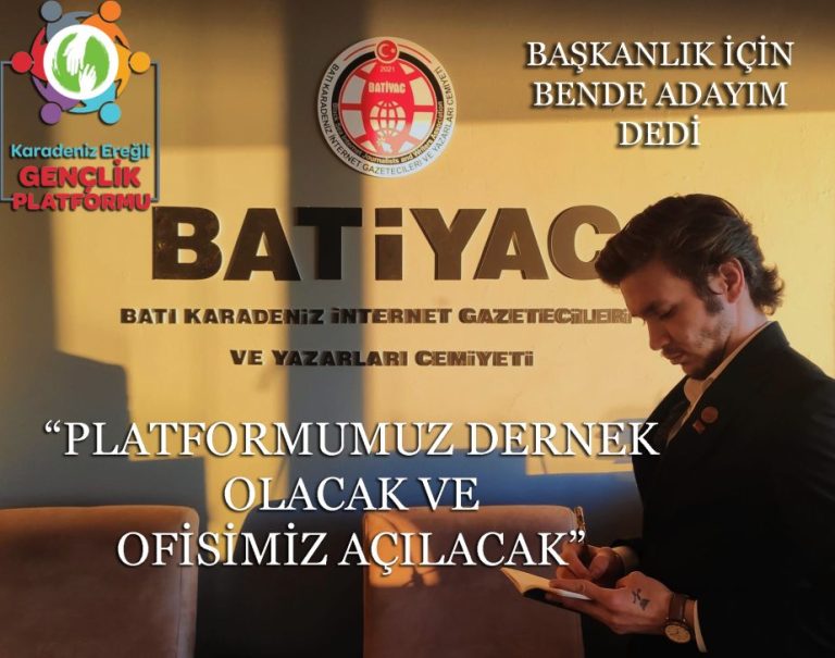 Başkanlığa Gazeteci Kerimcan Günaydın’da aday oldu