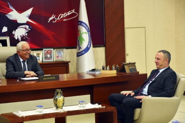 Ömer Selim Alan, Başkan Posbıyık’a taziye ziyaretinde bulundu