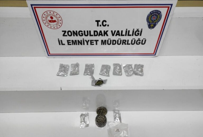 Zonguldak’ta uyuşturucu operasyonu