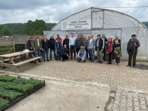 Bahçıvanlık kursunu bitiren 25 kursiyer belgelerini aldı