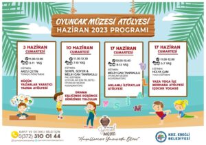 Oyuncak müzesi haziran ayı atölye programı açıklandı