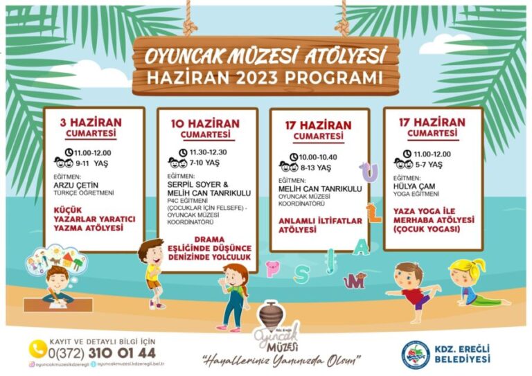 Oyuncak müzesi haziran ayı atölye programı açıklandı