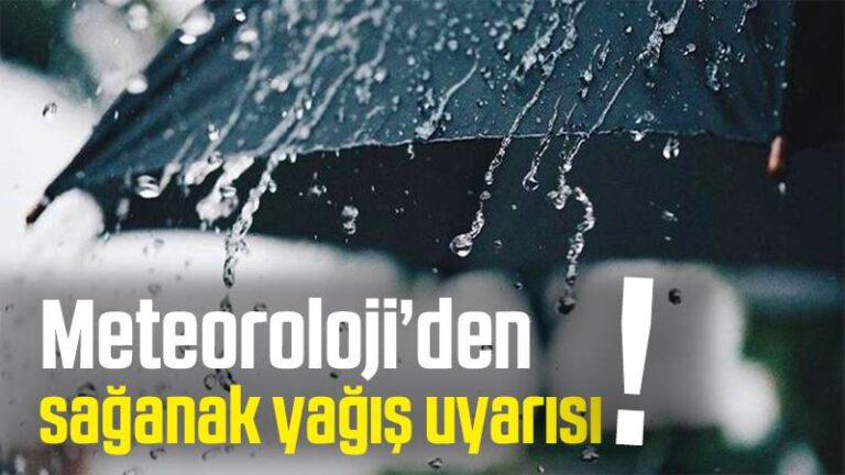 Batı Karadeniz’de gök gürültülü sağanak yağış bekleniyor