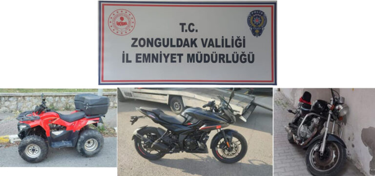 Motosiklet ve ATV hırsızları İstanbul’da yakalandı