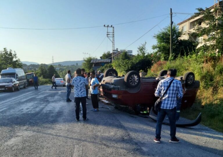Kdz. Ereğli Yazıcılar köyünde facia kaza