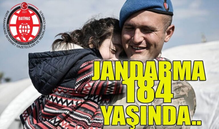 BATİYAC’dan Jandarma Teşkilatı’nın 184. yılı kutlaması