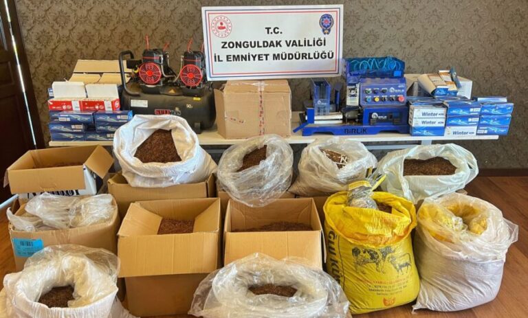 Kdz. Ereğli’de kaçak tütün operasyonu