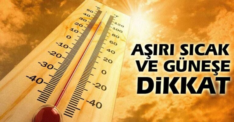 Sıcak havaya dikkat! Sık sık sulu gıda tüketin!