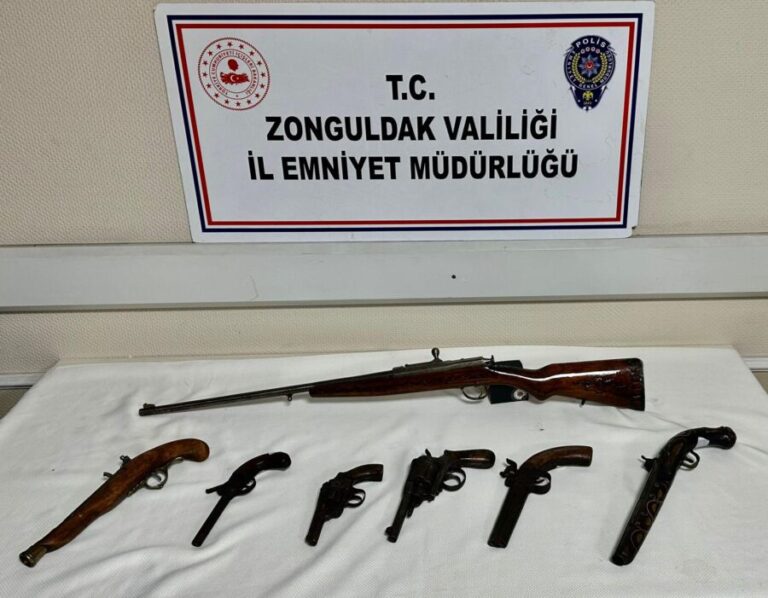 Zonguldak’ta silah kaçakçılığı operasyonu