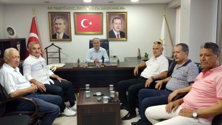 Sesli AK Parti İlçe Başkanı Sezer’i ziyaret etti