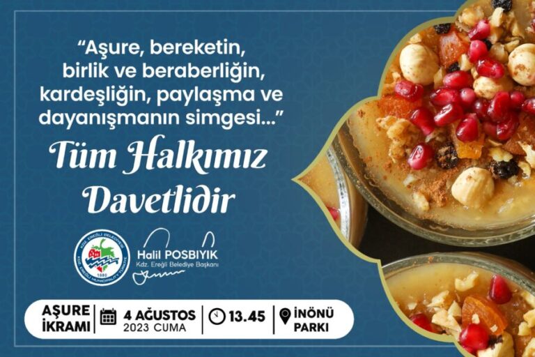 Kdz. Ereğli Belediyesi aşure paylaşacak