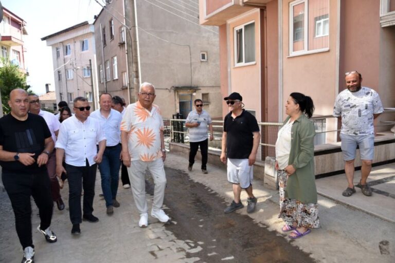 Başkan Posbıyık, altyapı çalışmalarını denetledi