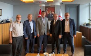 Zafer Yalman, N. Aşkın Peker’i makamında ziyaret etti