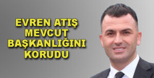 Evren Atış mevcut başkanlığını korudu